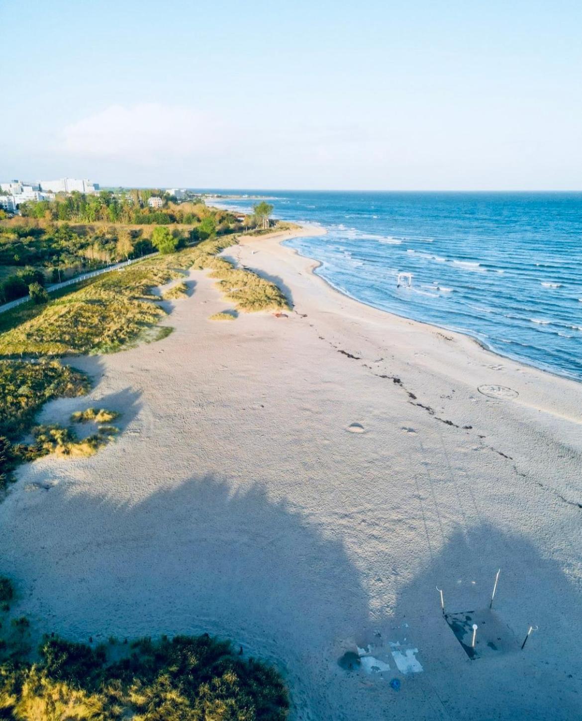 Derzeit Beliebt - Phaenomenaler Ausblick Auf Binnen- Und Ostsee Heiligenhafen Exterior foto